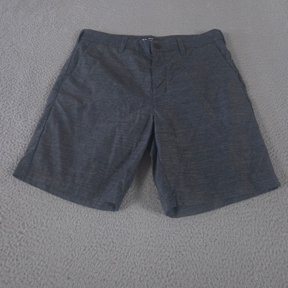 Hurley Shorts Mens 32 Grey Dri-Fit Breathe Bermuda Stretch Performance Chino